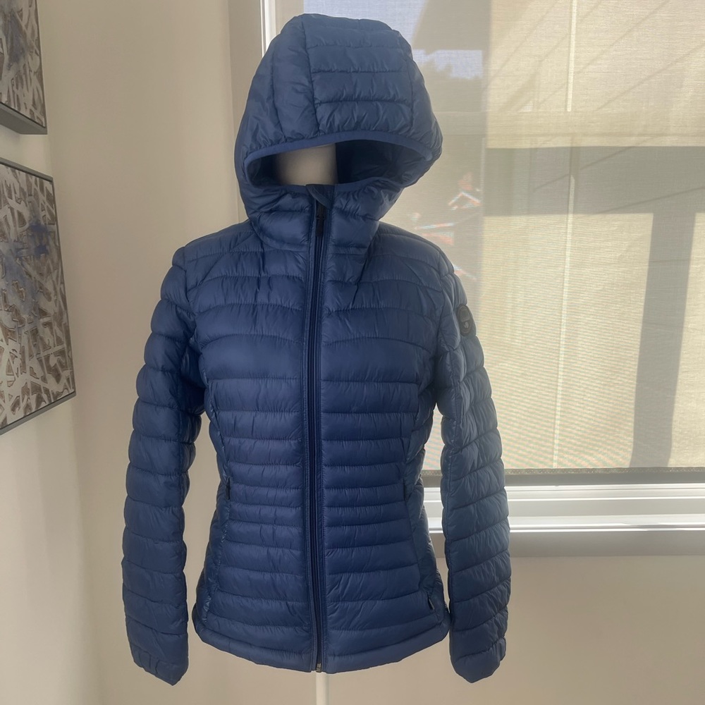 Napapijri Brand Blue Puffer Jacket
